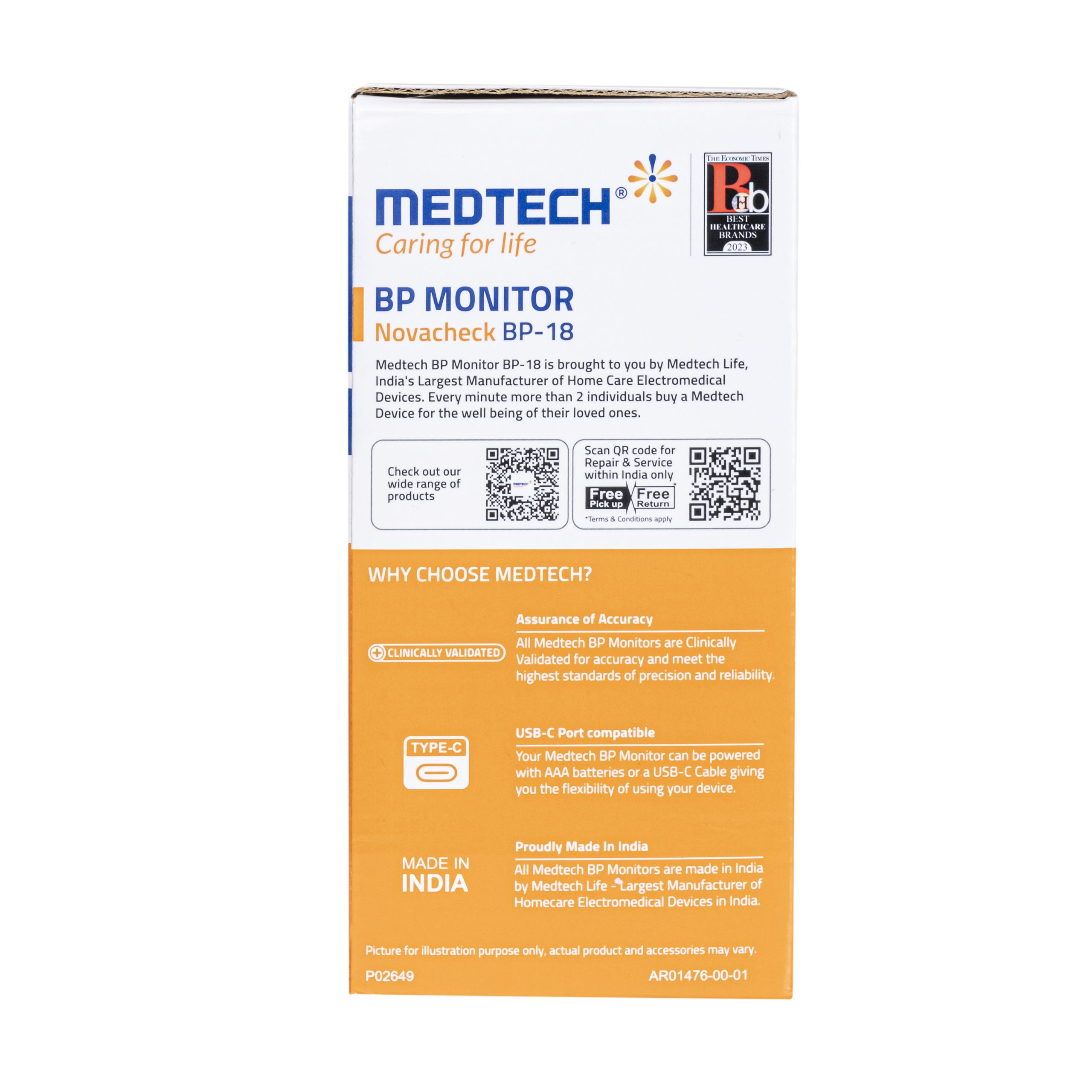 Medtech BP Monitor Novacheck BP- 18 - Image 6