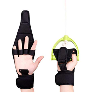 Rehab Glove Anti-Spasticity Finger Rehabilitation Auxiliary Gloves Splint Finger Recovery Grip Impairment Fitness equipment grip- Single piece