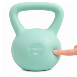 Soft Kettlebells with Cushioned Impact-Resistant Base and Anti-Slip, Wide-Grip Handle for Home Workouts, Weightlifting, and Full Body Strength Training (Mint Green (2kgs))